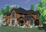 _3D Rendering LEGACY HOMES CORNER LOT DESIGN (6) House Plan