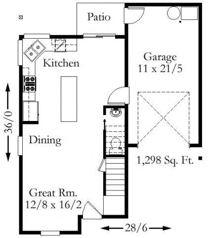 Mikes Single House Plan | Two Story Traditional Transitional Home Design