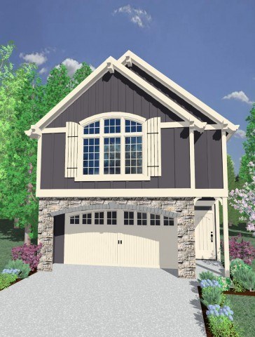 1692 House Plan | Two Story Craftsman Cottage Style Home Design