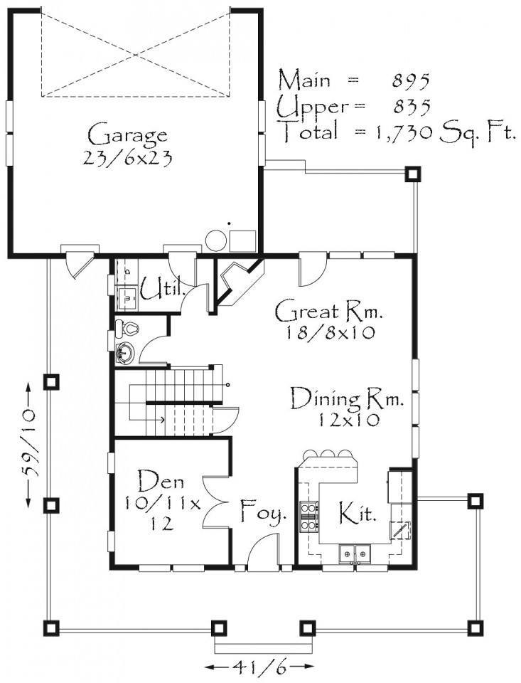 Charleston House Plan | Two Story Traditional Country Style Home Design