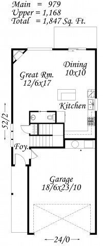 1847 House Plan | Two Story Traditional Country Style Home Design