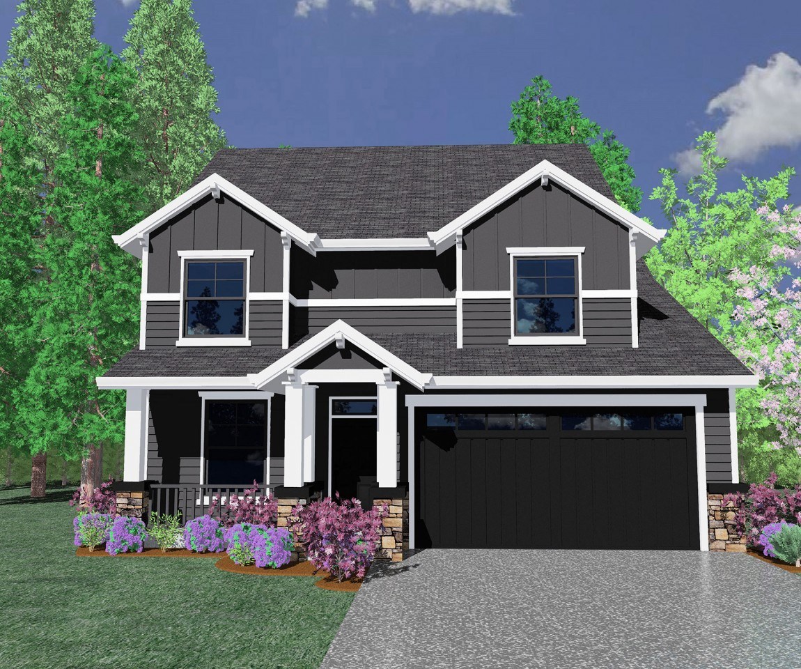 Starling House Plan | Two Story Traditional Country Style Home Design