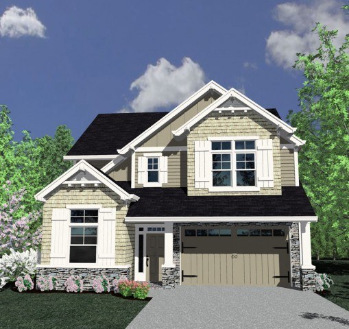 Verde Rose House Plan | Two Story Traditional Country Home Design