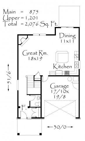 2077 House Plan | Craftsman House Plans, Lodge House Plans, Prairie ...