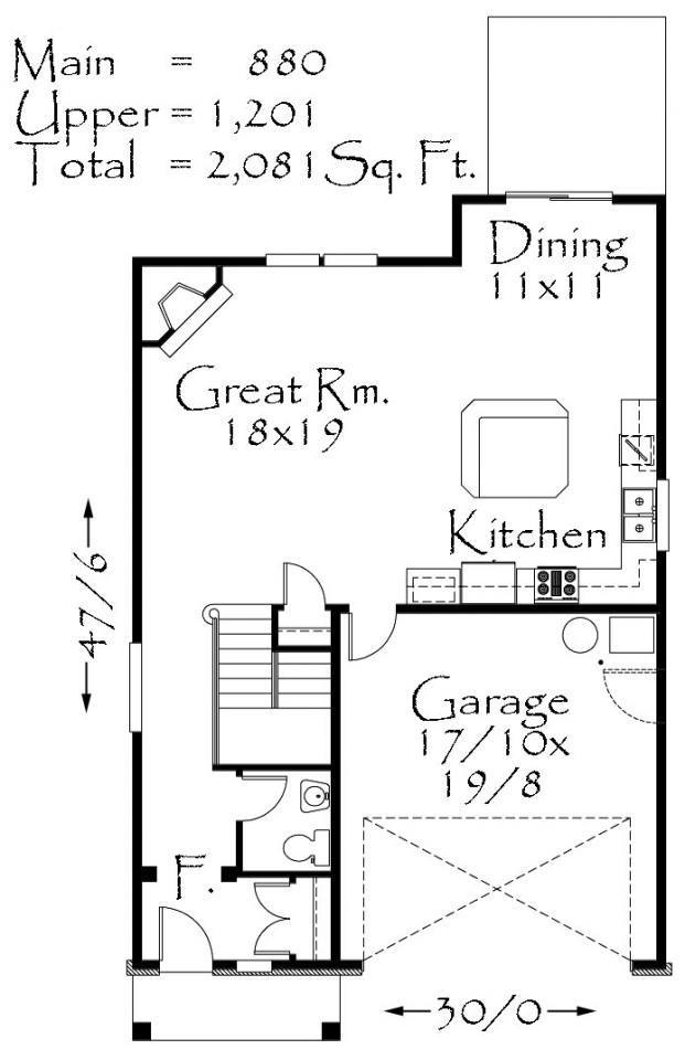 2081 House Plan | French Country, Old World European Homes, Tudor House ...