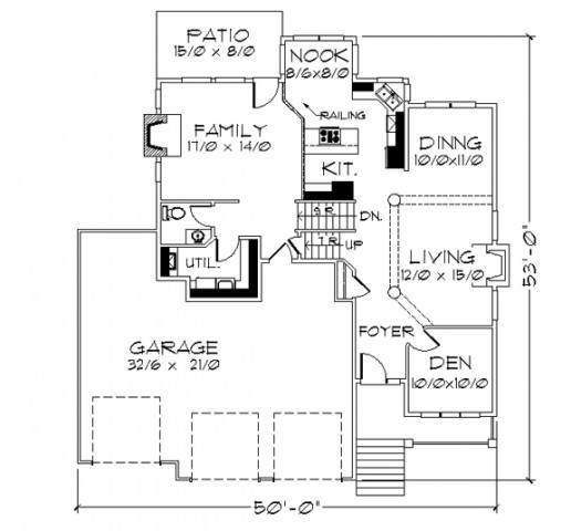 2212 House Plan | Bungalow House Plans, Country Style House Plans ...