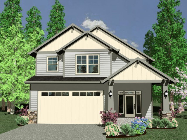 Craftsman House Plans Modern Craftsman Home Designs   M 2414MDView 1Original 640x480 