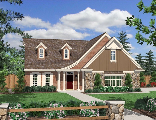 M-2679 House Plan | Two Story Traditional Country Style Home Design