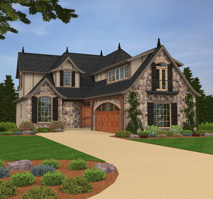 Old English House Plans, Vintage Craftsman Style House Plans