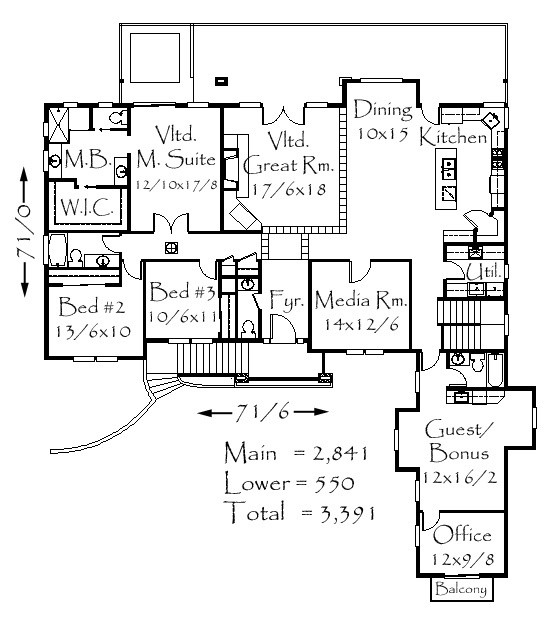 2841 House Plan Bungalow House Plans, Craftsman House