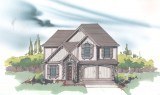 Front Sketch House Plan