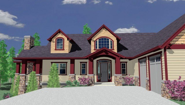 3822 House Plan Bungalow House Plans Country Style 
