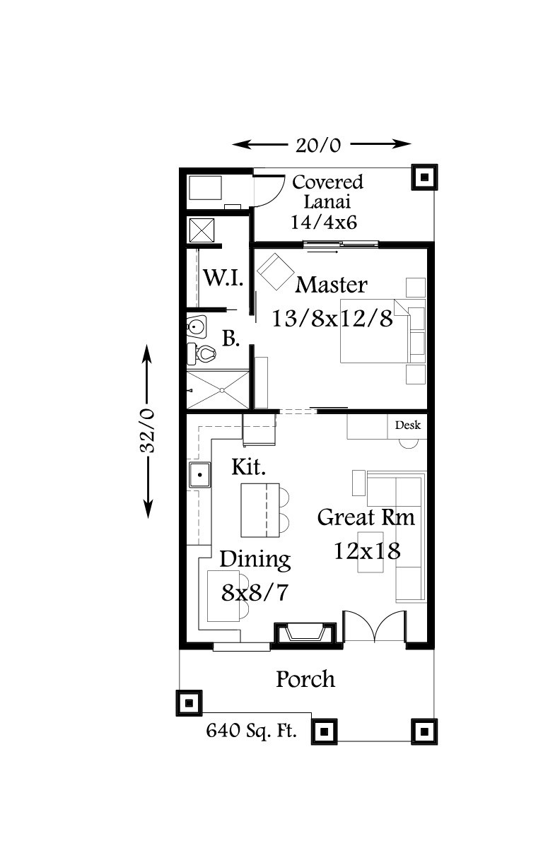  Trinidad  Lodge House  Plan  from Mark Stewart Home  Design 