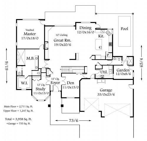 Lifespring |French Country House Plans by Mark Stewart