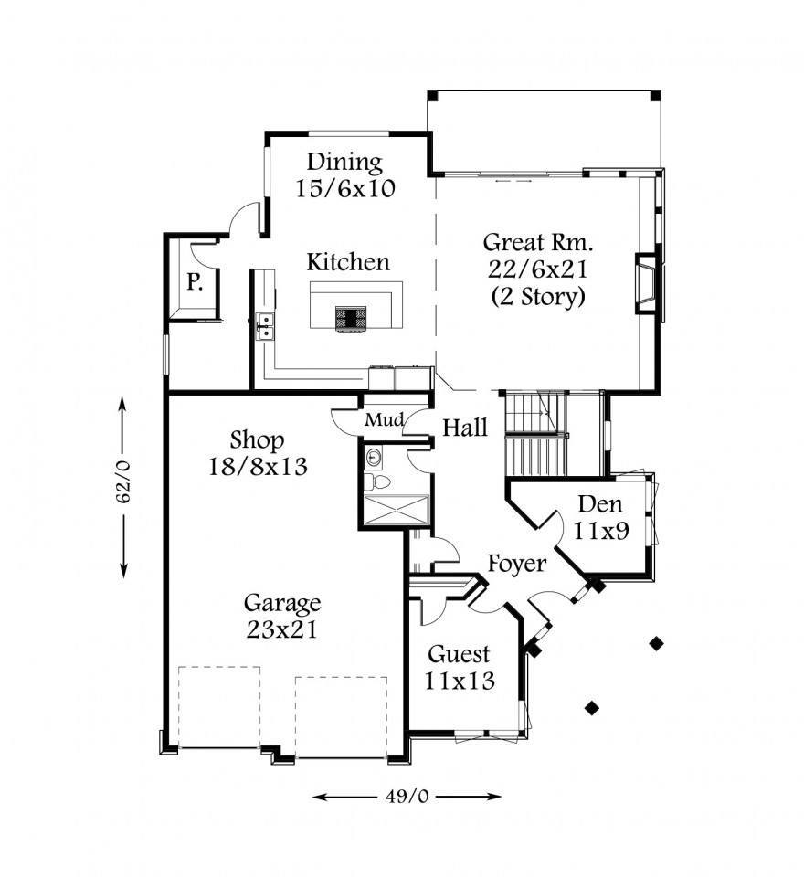 The Natural House Plan | Two Story Northwest Modern Home Design