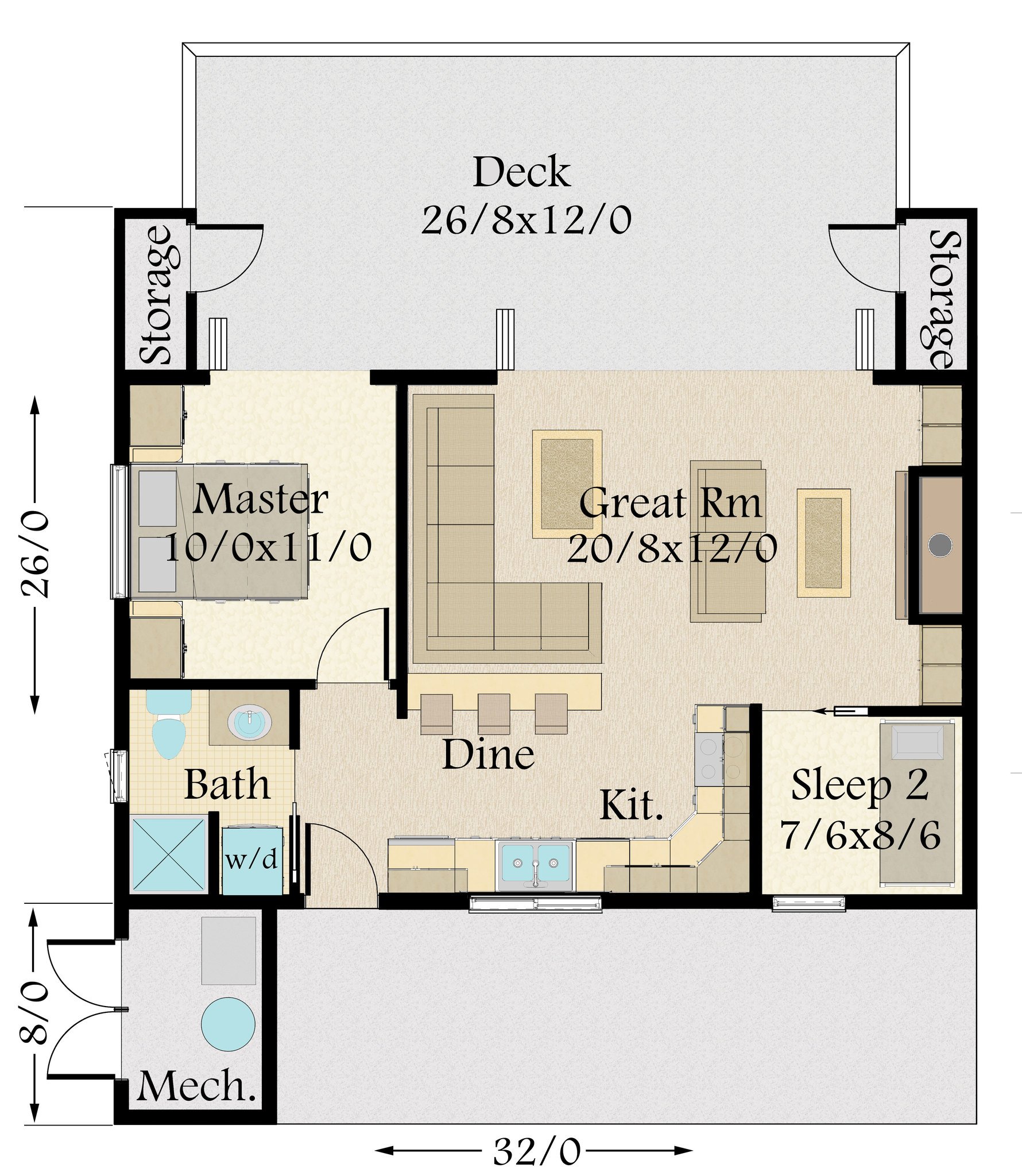 House Floor Plan Small