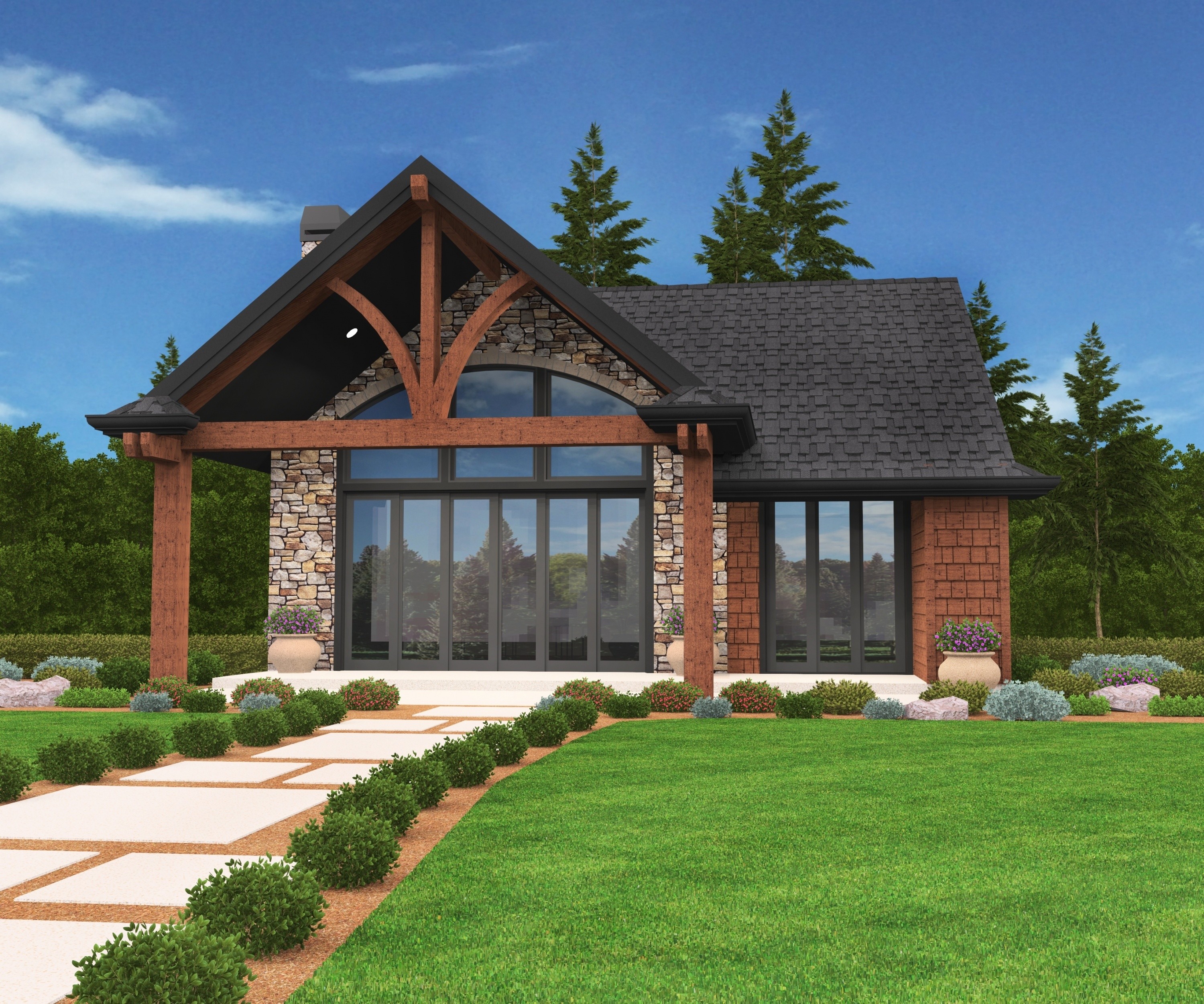 Jupiter Cabin House Plan | Small Modern Home Designs with ...