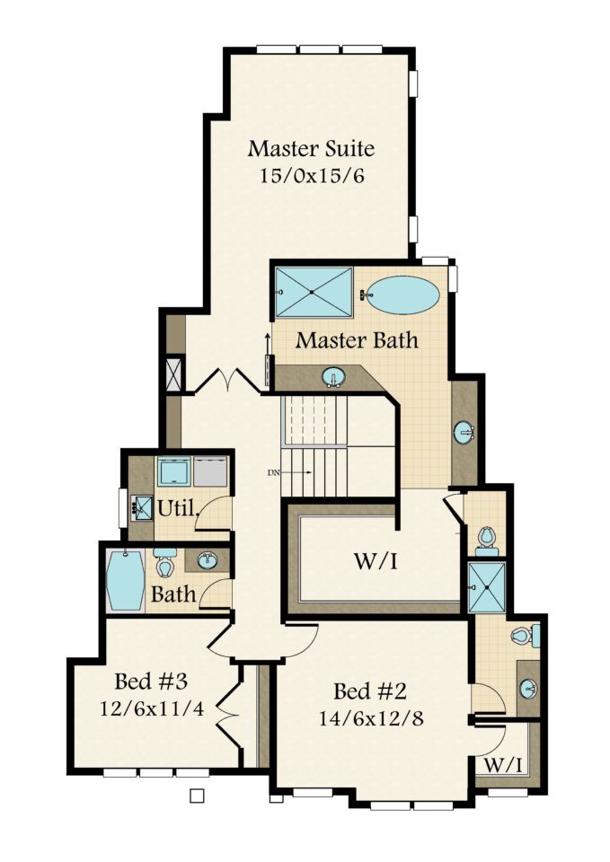 Westlake 4 House Plan | Two Story Contemporary Home Design