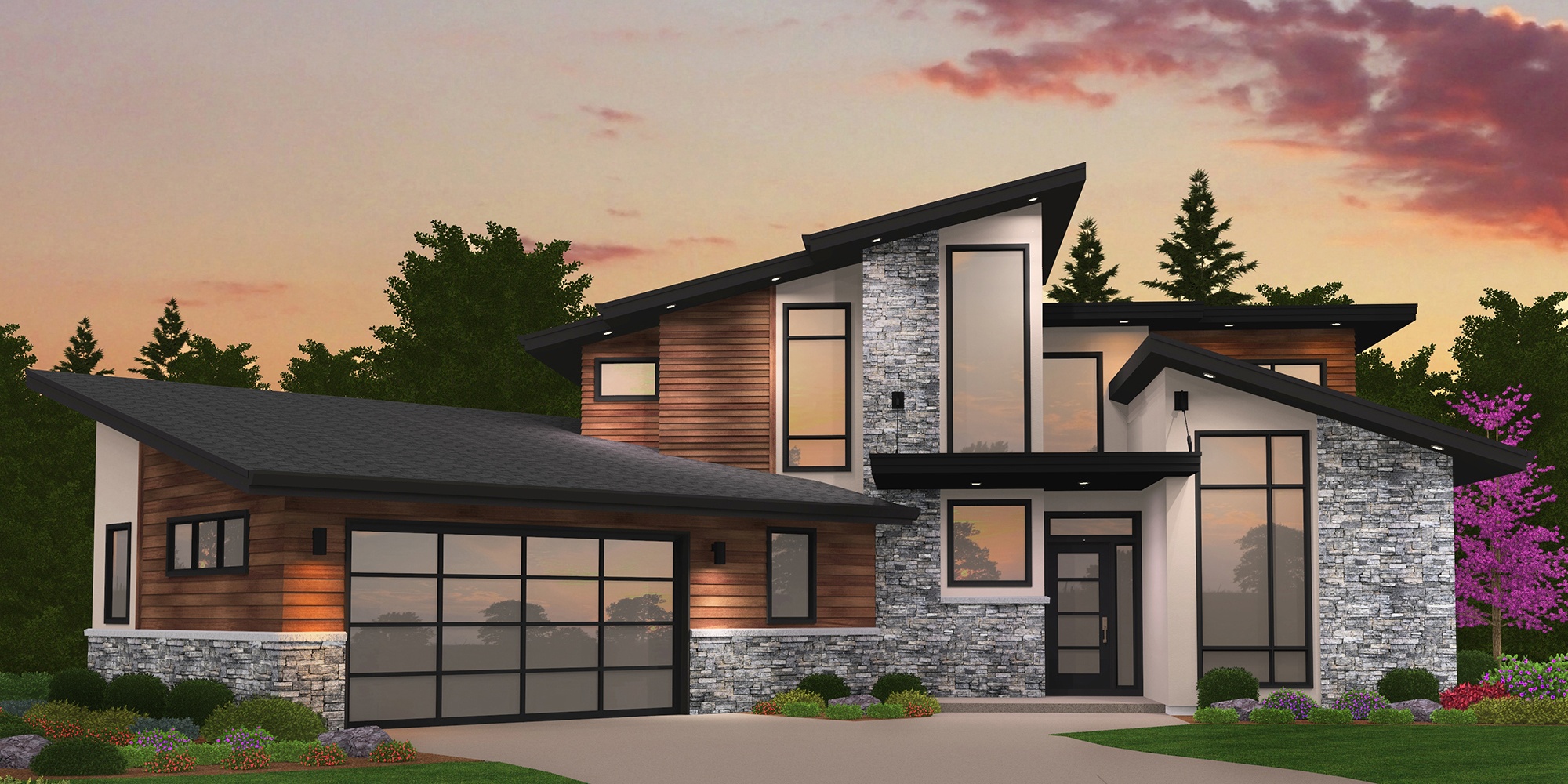 X 17 Mod House Plan Modern 3 Suite