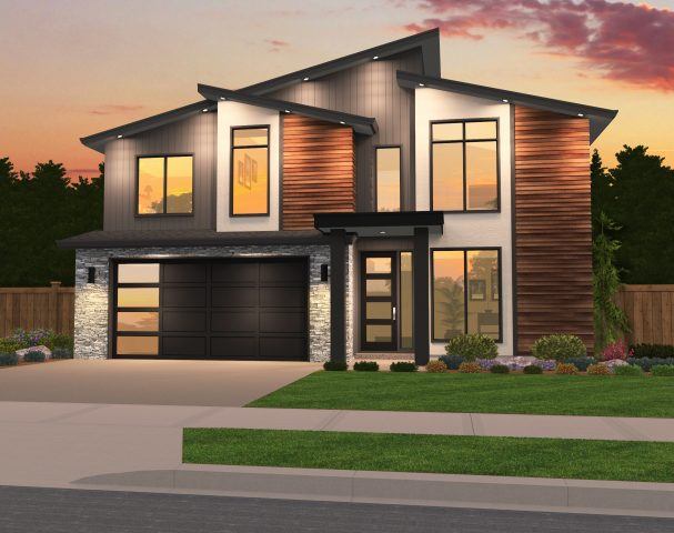 Maximum Joy Modern Two Story Home, 2 Story Shed House Plans