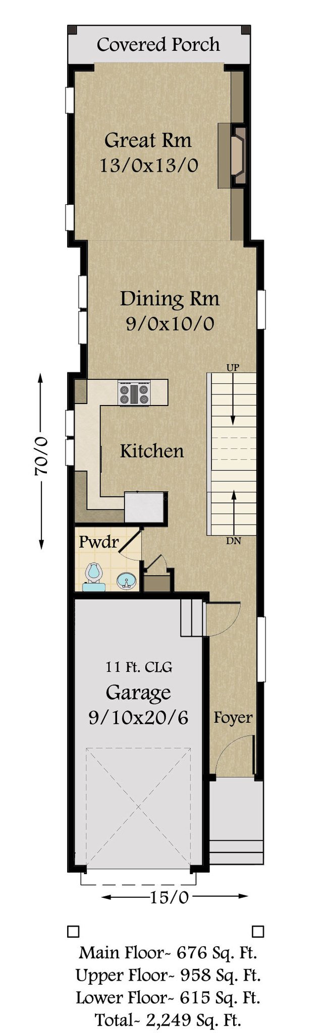 15 Foot Wide House Plans