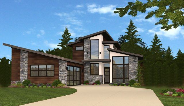 Oswego reserve 2 contemporary house plan