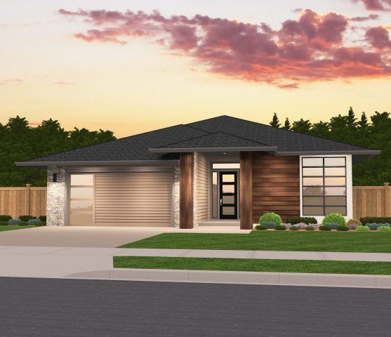 Jordan House Plan | One Story Modern Prairie 4 BD Home Design - X-18-E