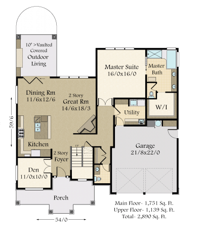 Sister 73 | Craftsman Lodge House Plan by Mark Stewart