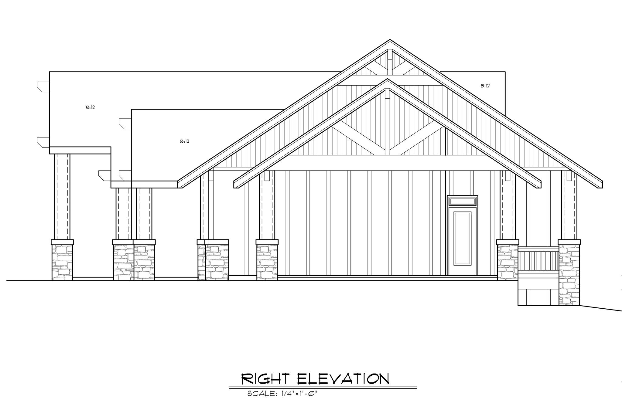 Skyfall House Plan One Story Lodge House Plan By Mark Stewart