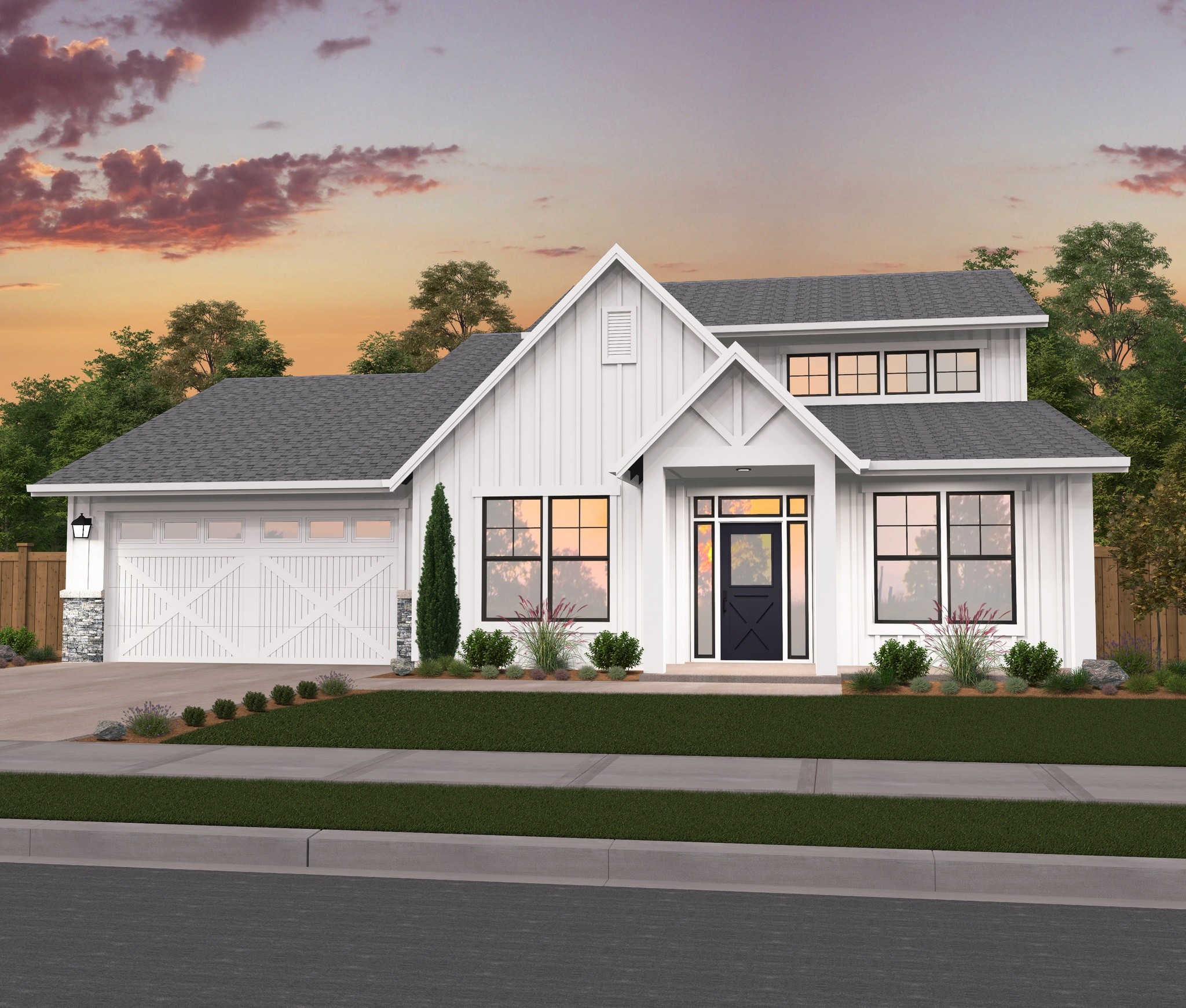 La Grande 2  Modern  Farmhouse  Plan  Modern  Farmhouse  Designs 