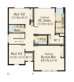 Mayfair Upper Floor Affordable Craftsman House Plan