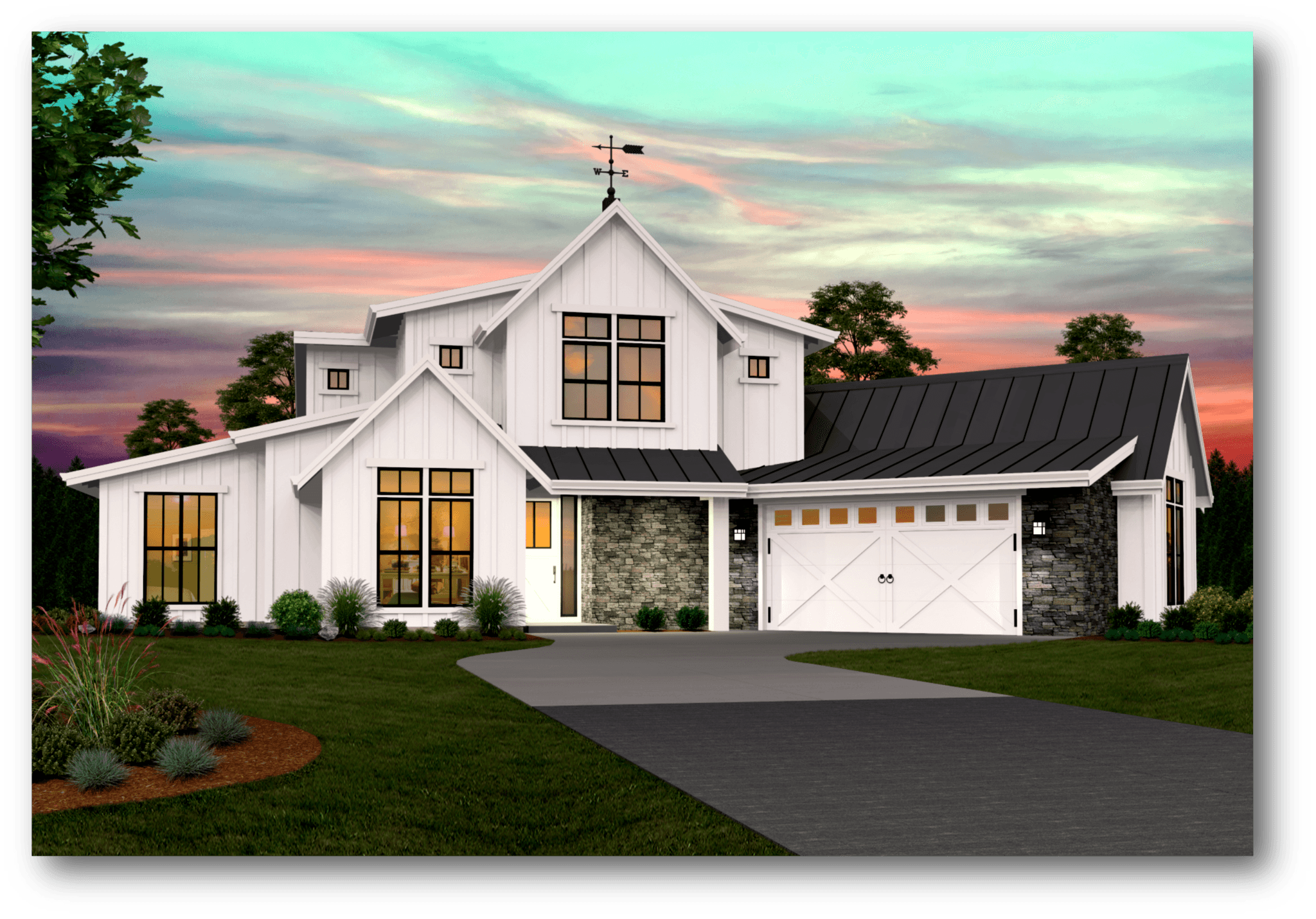 Sandridge Farmhouse  Plan  Modern  Farmhouse  Floor Plans  