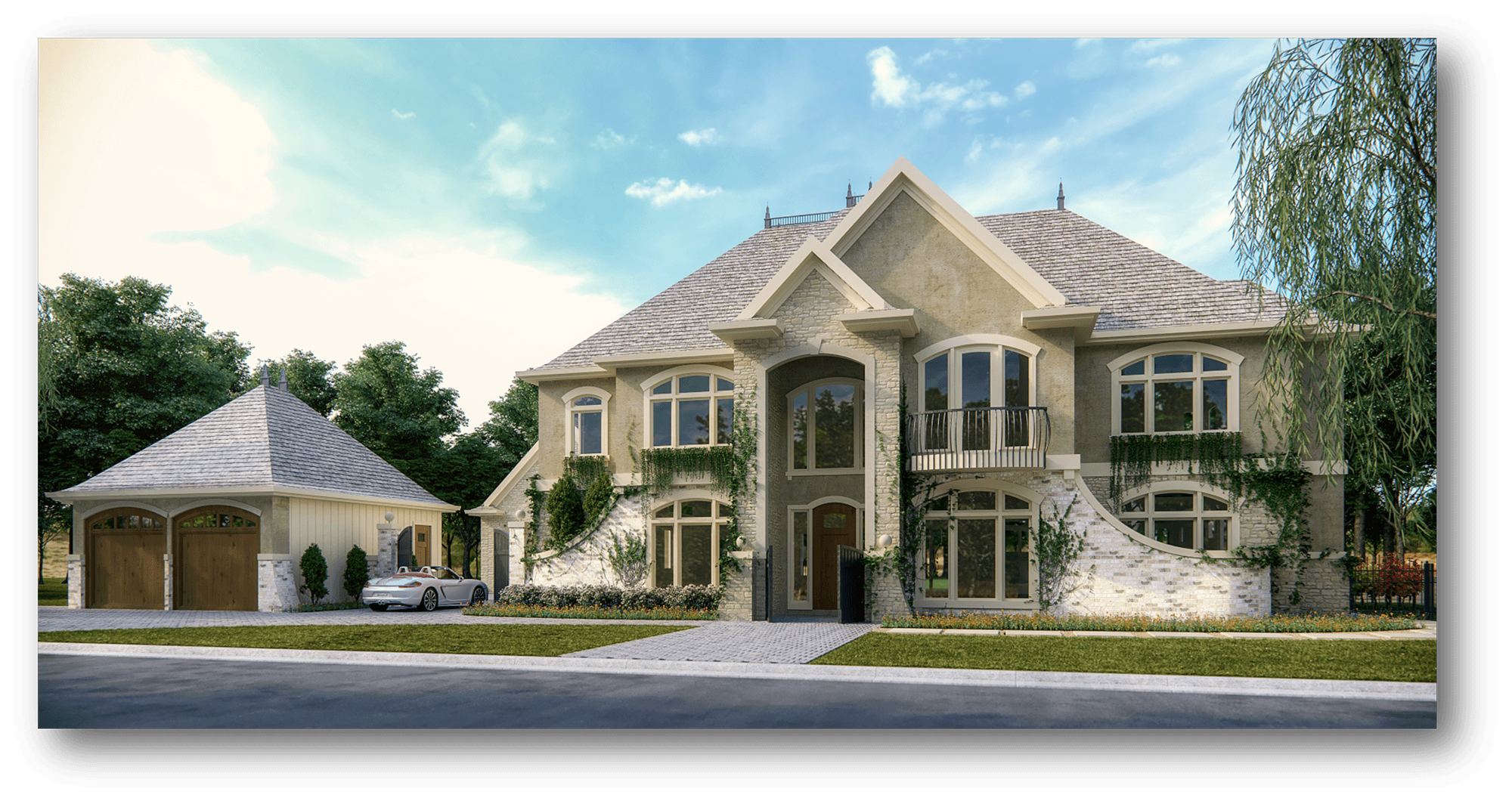 Million Luxury French Country Mansion M 5620 MIL House Plan 