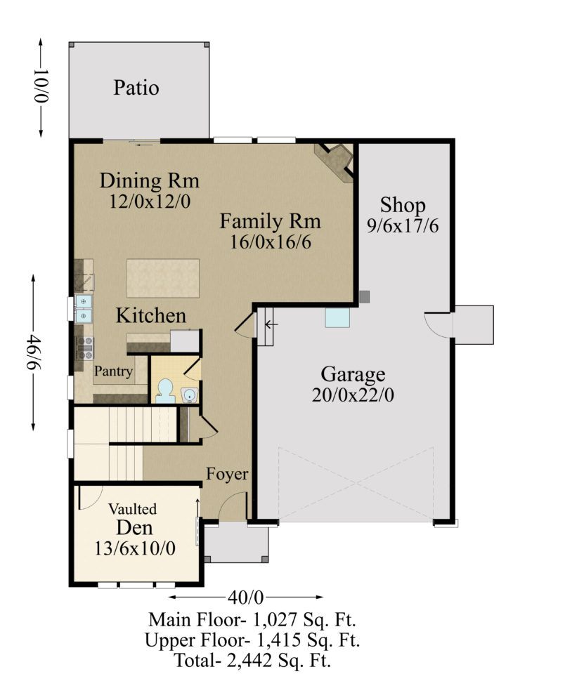 Austin House Plan | Two-Story Modern Farmhouse Home Design