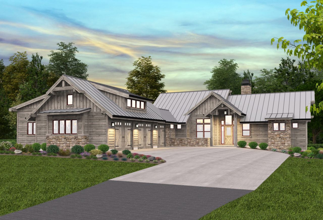 Adirondack Lodge House Plan Modern Lodge Home Design ...