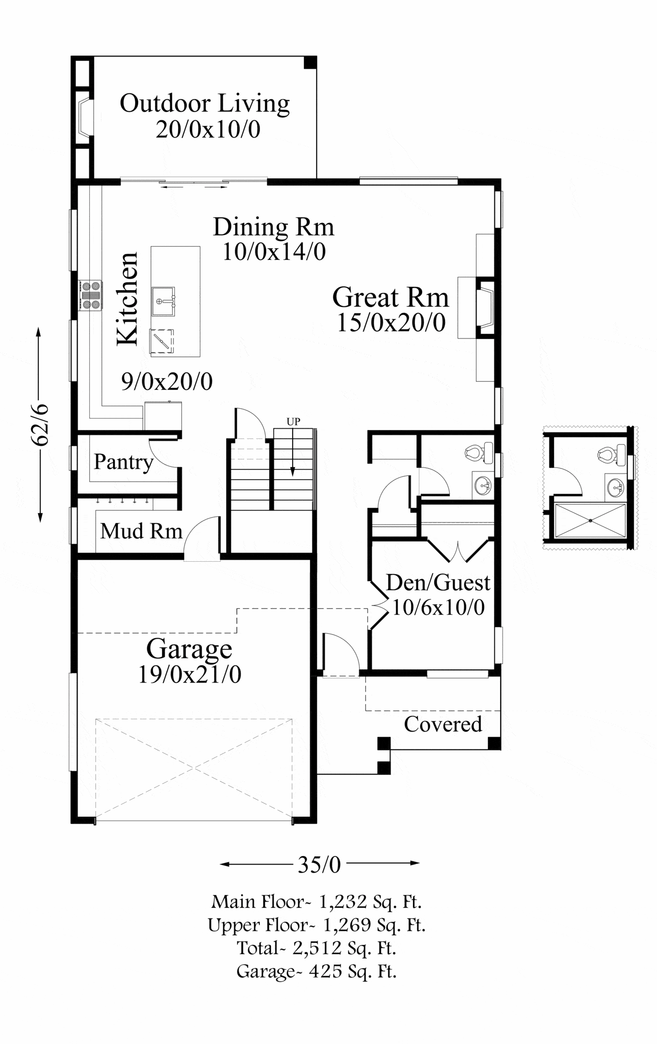Open Modern House Plan Brookside Teton