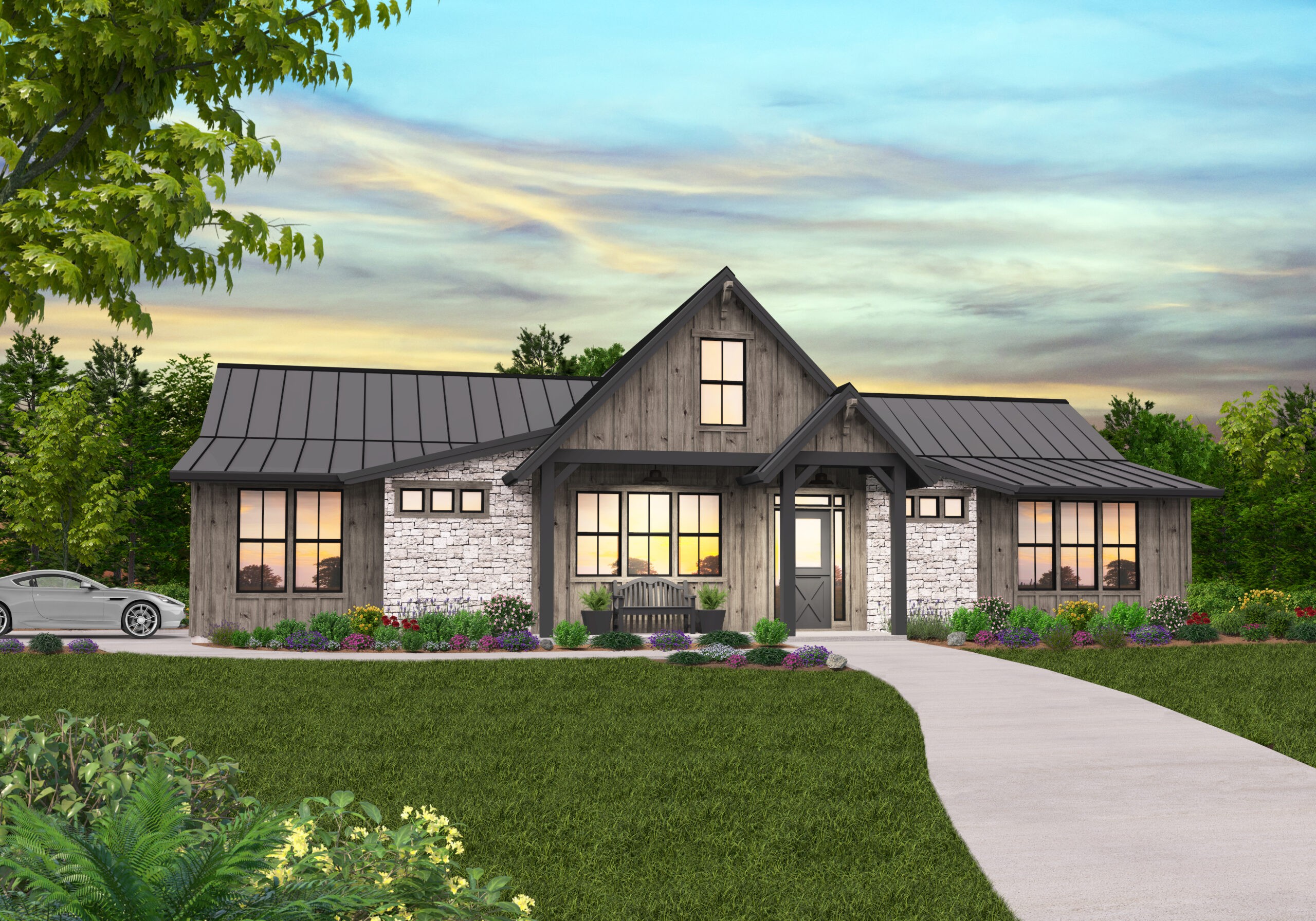 Featured image of post Single Story Farm House Plans - Popular country farmhouse design featuring simple, rectangular designs in multiple story options.