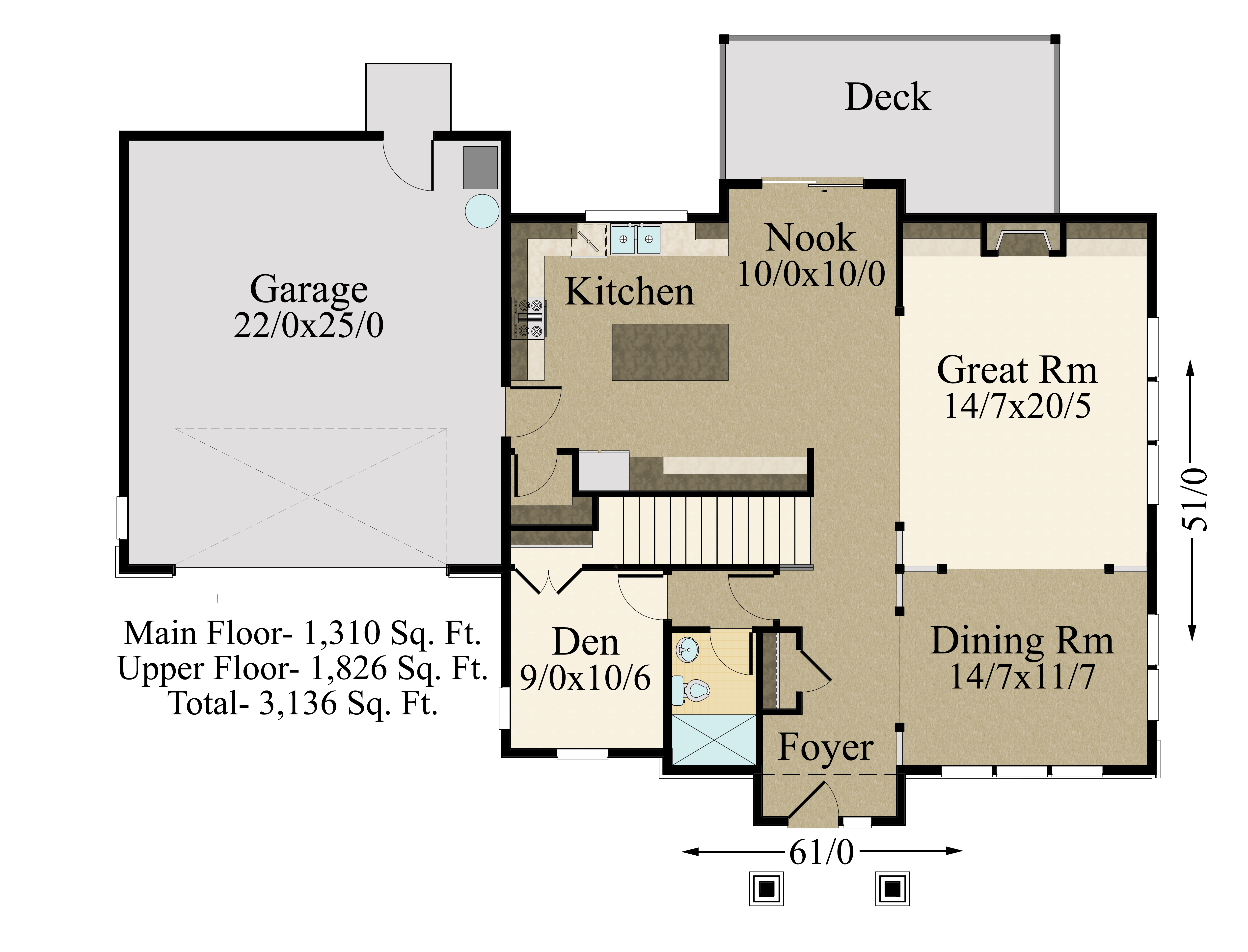Modern Two Story Cabernet