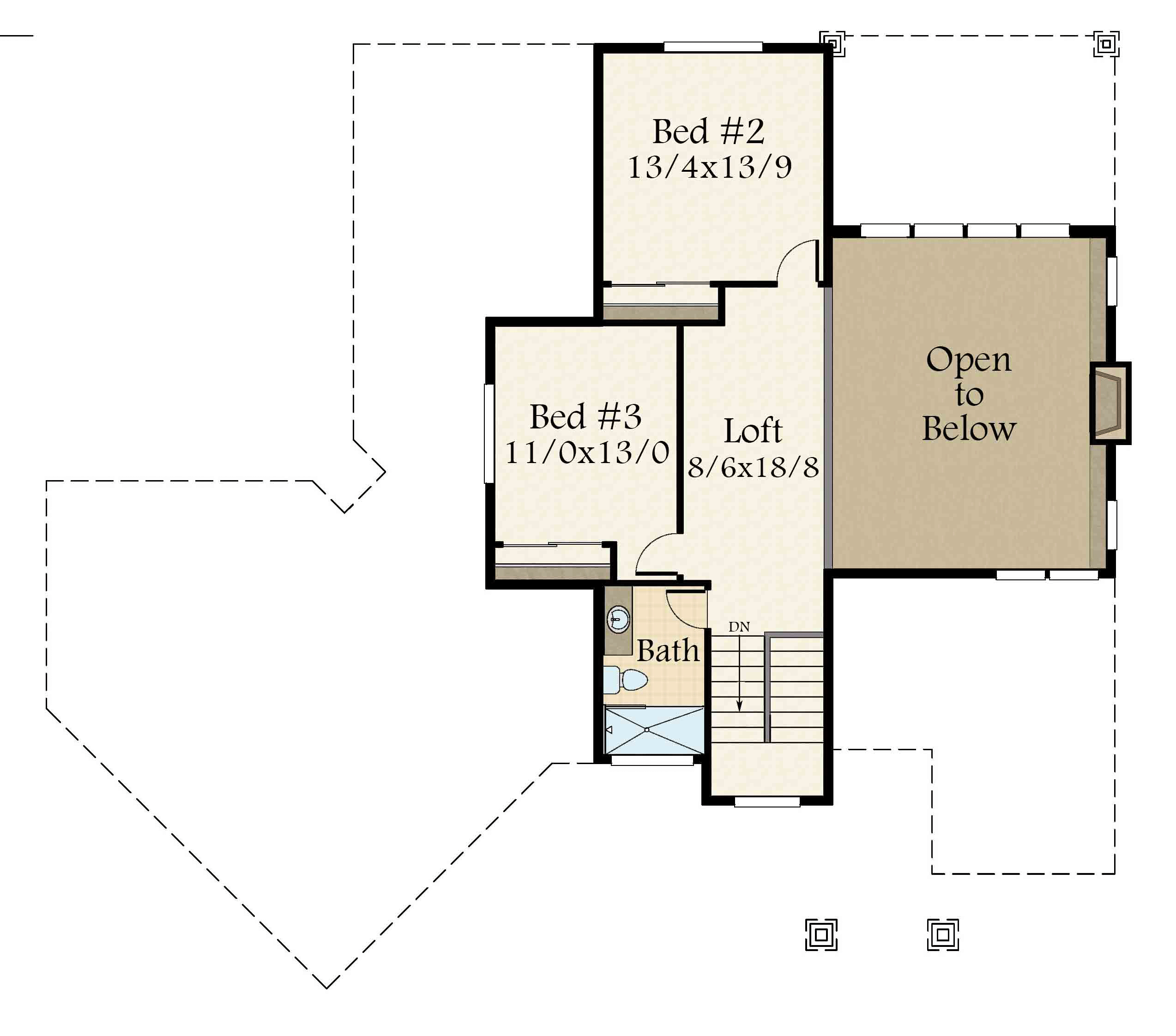 Modern Prairie Home Eagle Upper Floor