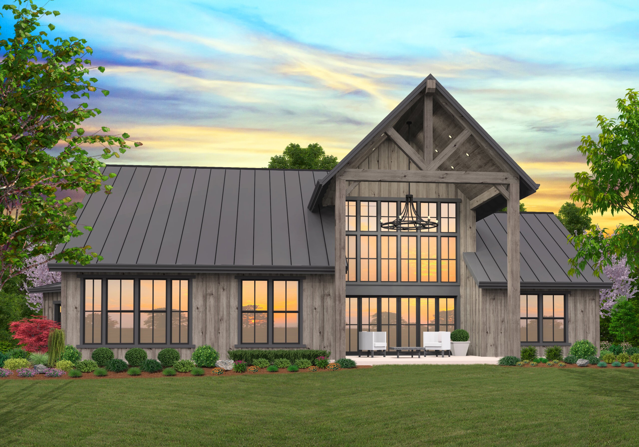 Cape May | Rustic Modern House Plan by Mark Stewart