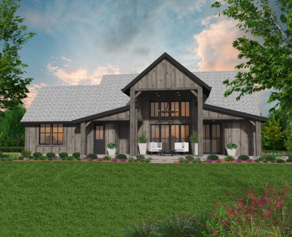 Farm 640-Heritage | Best Selling Ranch Home Design - MF-986