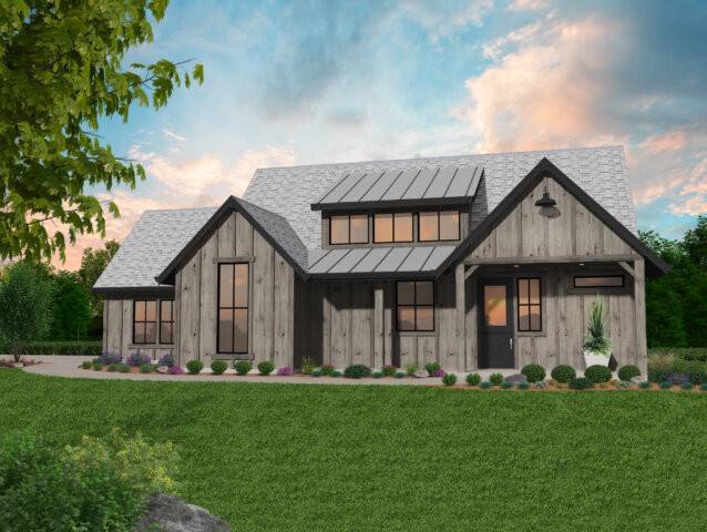 Posey Creek House Plan | Full Featured Rustic Ranch Home Design with ...