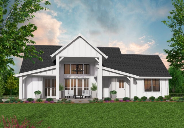 Posey Creek House Plan | Full Featured Rustic Ranch Home Design with ...