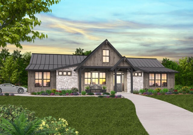 European Countryside House Plan | One Story Best Selling Country Home ...