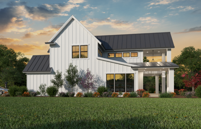 Modern Homestead House Plan | Beautiful Modern Farm Home Design - MF-2314