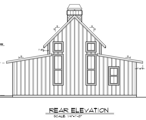 Freedom 45 House Plan | Light Filled Rustic Barn Style Small House Plan ...