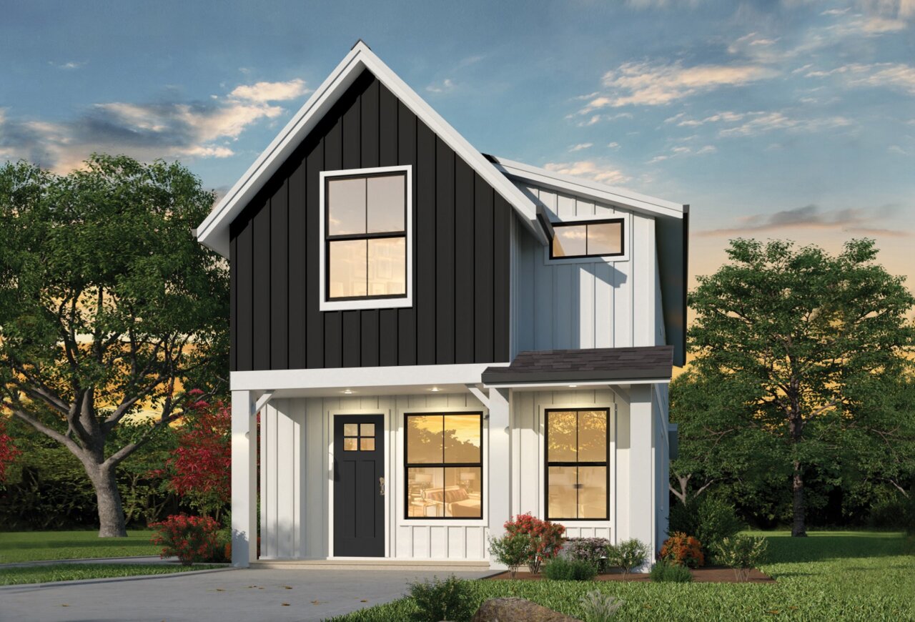 Smith Creek Jewel House Plan | Two Story Skinny Best Selling Home ...