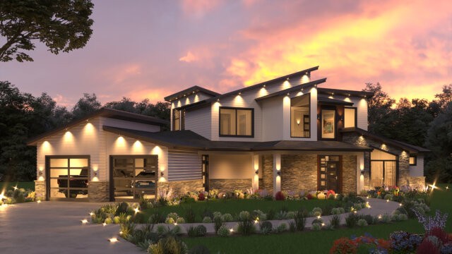 Stalwart - Modern Two Story House Plan - MM-2494 | Modern Two Story ...