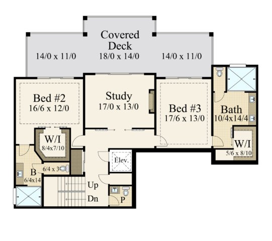 Big Easy House Plan | Modern Luxury Downhill Home Design - MM-5072