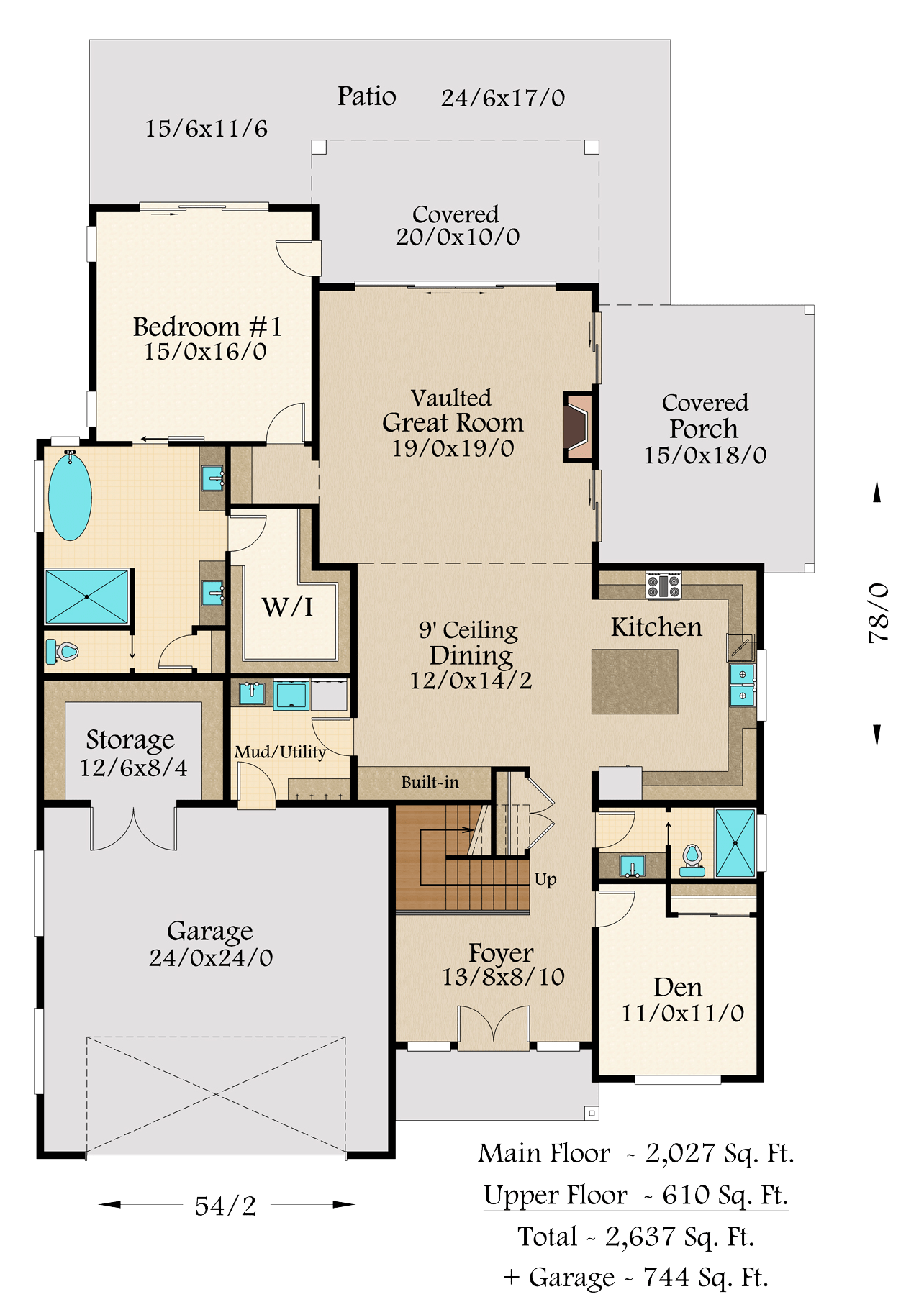 1 story home floor plans